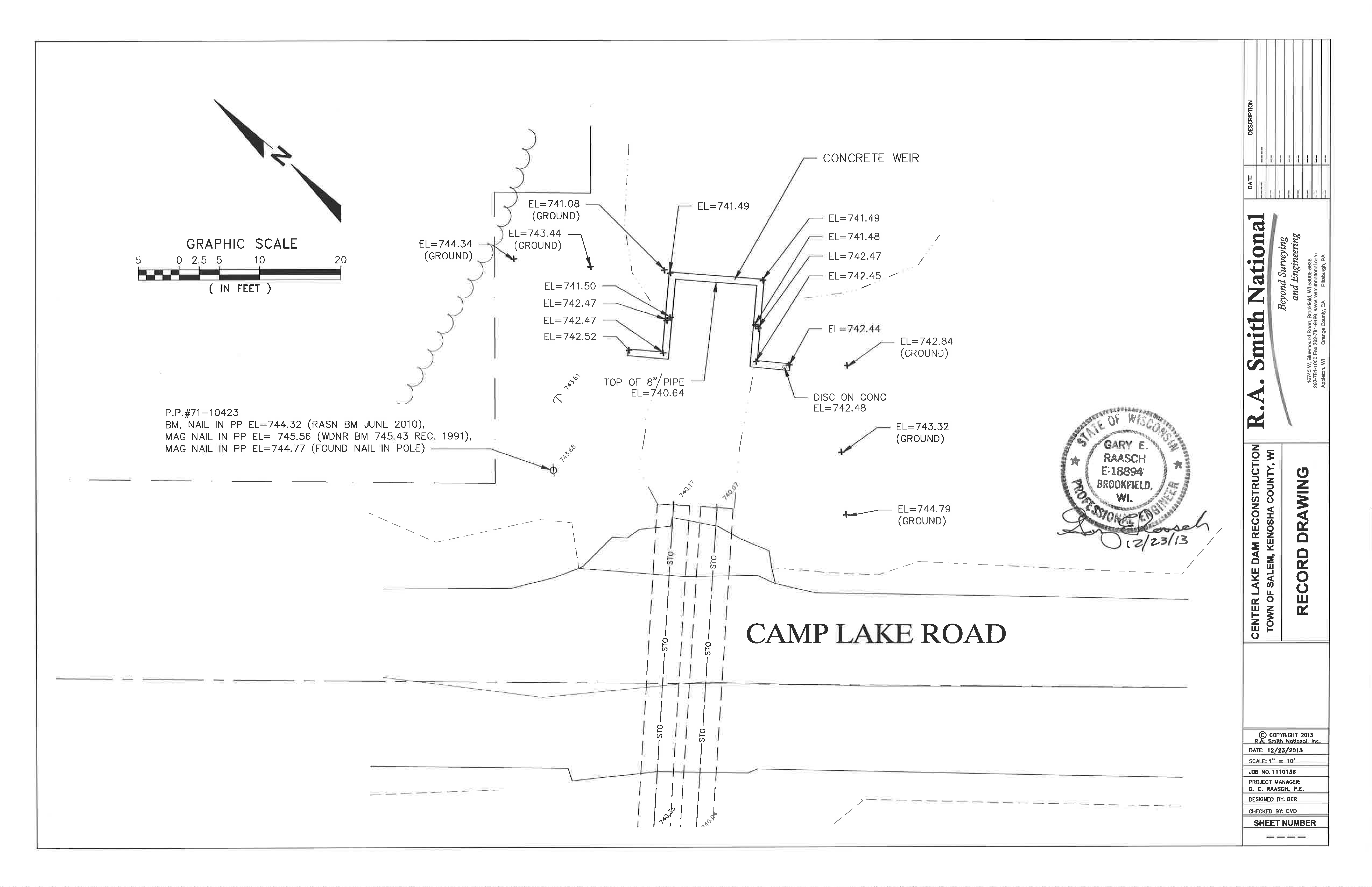 Spillway drawing #2