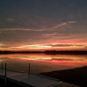 Camp Lake Sunset 