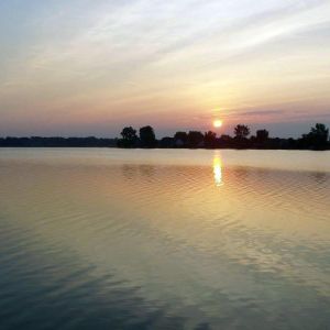 Sunset on Camp Lake