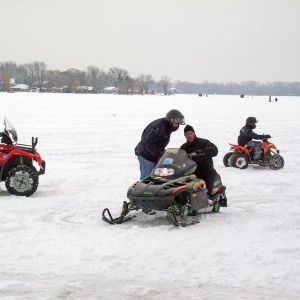 Winter Activities – Camp and Center Lakes