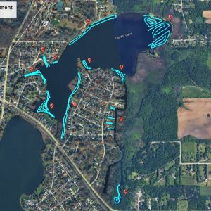 Center Lake Map